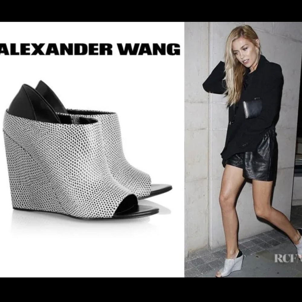 Alexander wang Alla peep toe booties !!